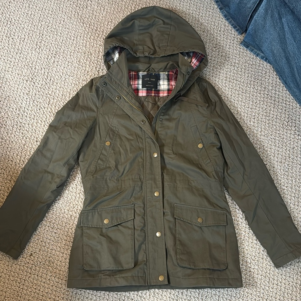 Green coat